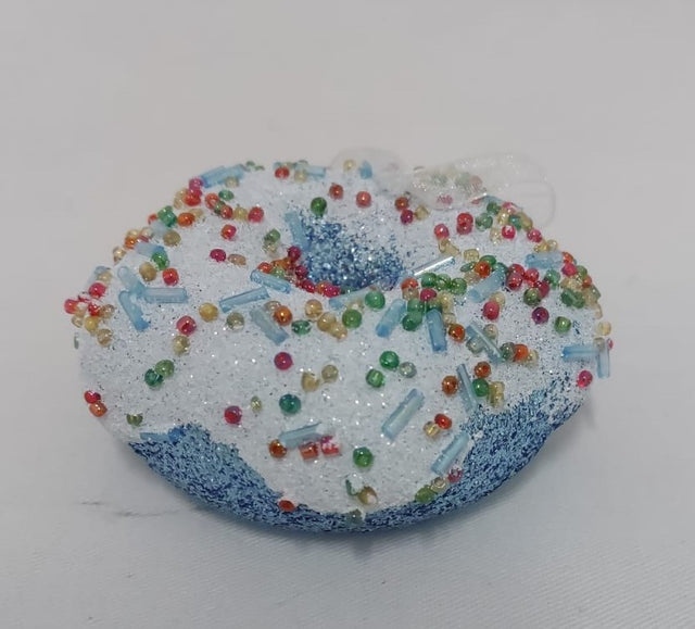 Gogoasa decor pentru brad 8cm albastru