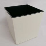 Ghiveci plastic juka 19x19cm crem