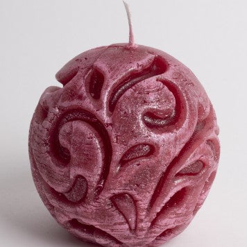 Lumanare glob cu model nalba