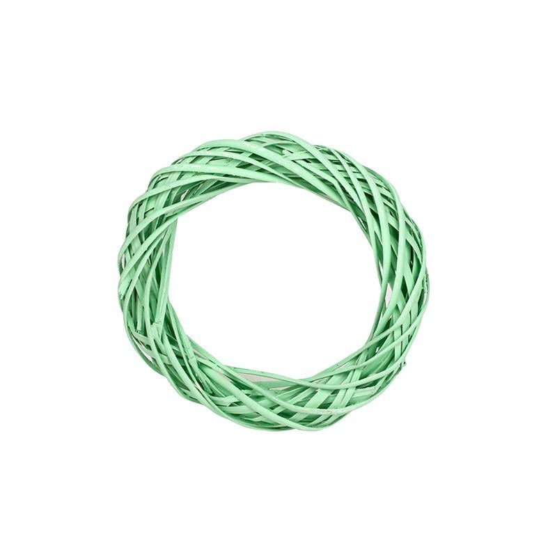 imagine produs Coronita din nuiele 20x4cm verde