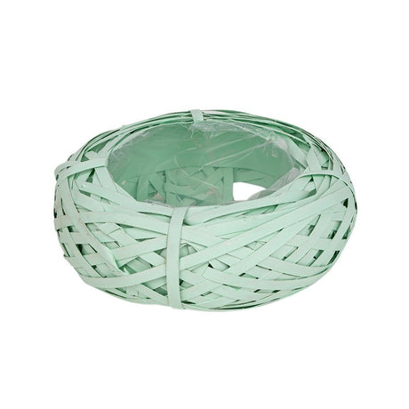 imagine produs Bol din nuiele 15x7.5cm verde