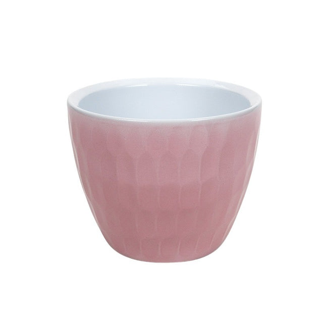 imagine produs Vas Ceramic Carve 18cm Roz