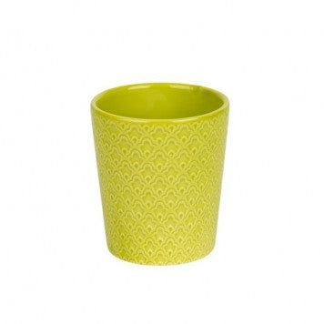 imagine produs Vas ceramic Maisie 10x11,5cm mar verde lucios