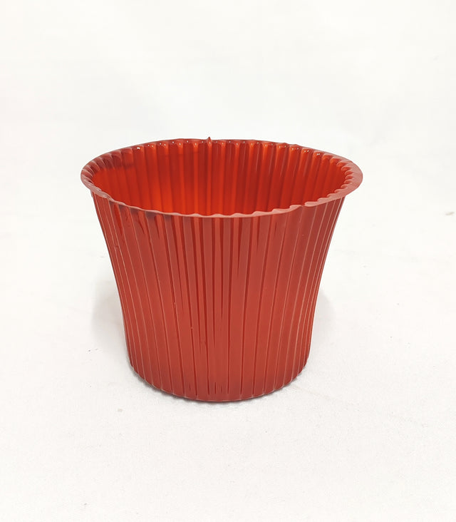 VAS PVC 12CM BORDEAUX