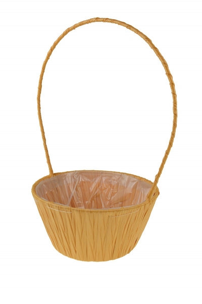 imagine produs Cos plastic cu toarta 20x10cm portocaliu