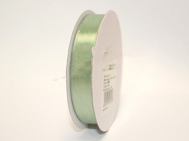 BANDA DECOR SATEN 2CMX25Y VERDE VINTAGE