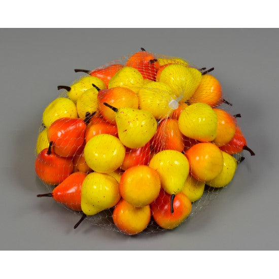 Pere in sac 3,2cm galben/rosu