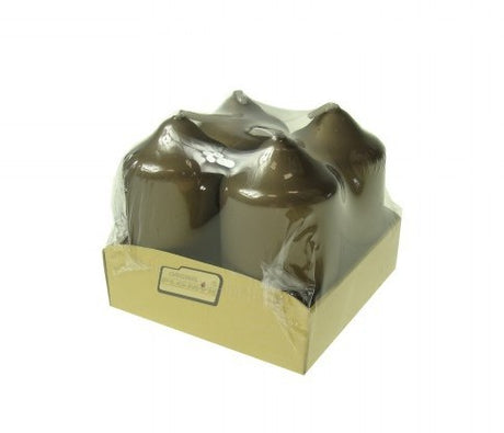 imagine produs Lumanari advent 4x7cm S/4 satin grafit