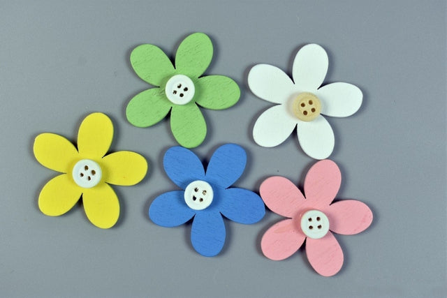 imagine produs Fig. floare din lemn 4cm