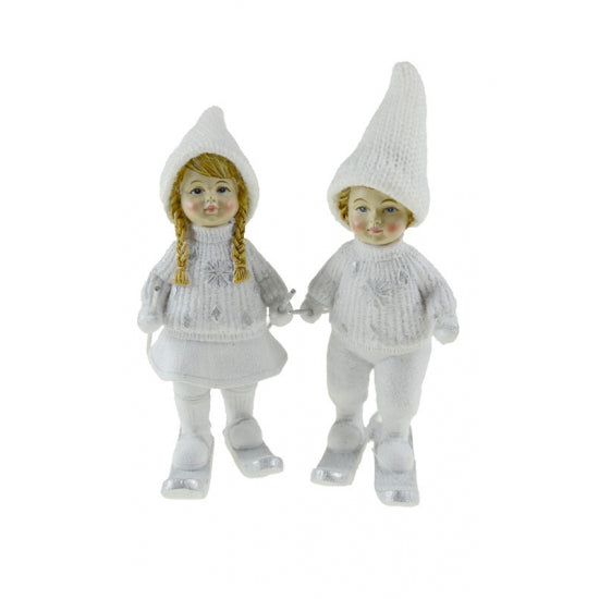 imagine produs Fig.poly baiat cu schi 5.5x7x14.5cm