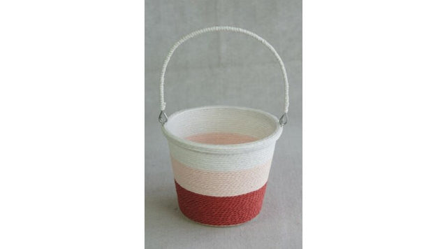 Bol din hartie cu manere D13x11.5cm rosu