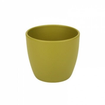 Bol ceramic 13cm verde bambus mat