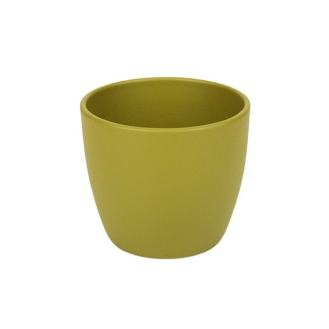 imagine produs Vas ceramic 28cm verde bambus mat