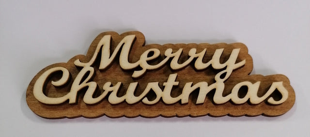imagine produs Dec. lemn 12cm merry christmas