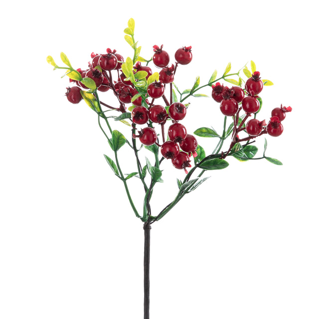 imagine produs Creanga cu bilute 28,5cm rosu