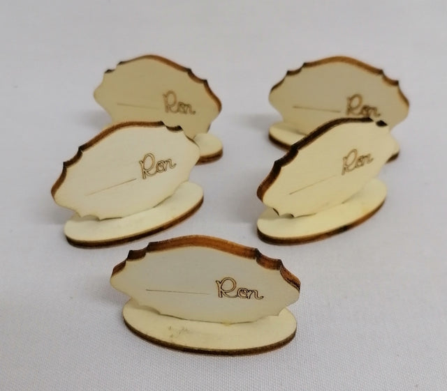 imagine produs Tablite pe talpa din lemn 5x3.5cm s/5 ron