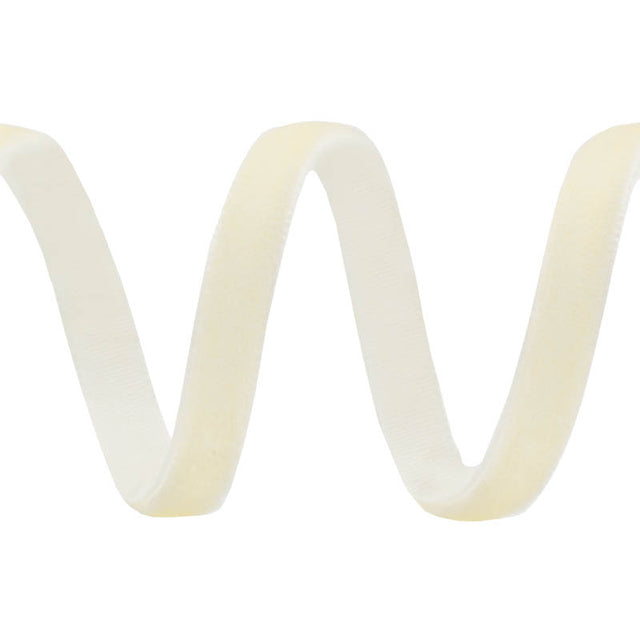 Banda decor catifea 0.6cmx10m crem