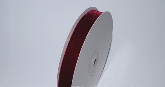 Banda decor catifea 2cmx10m bordeaux