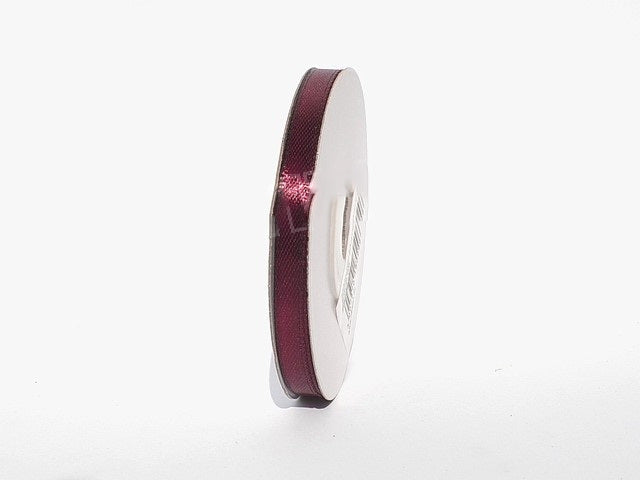 BANDA DECOR SATEN 6MMX25Y BURGUNDY
