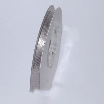 Banda decor saten 6mmx25y argintiu