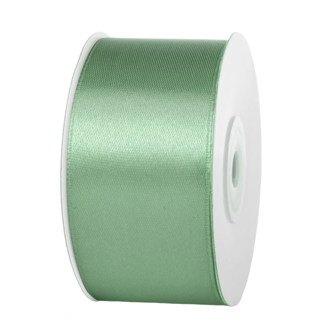 BANDA DECOR SATEN 3.8CMX25Y VERDE VINTAGE