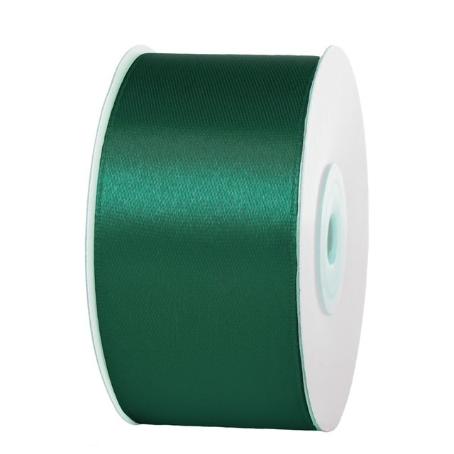 Banda decor saten 3.8CMX25Y verde inchis