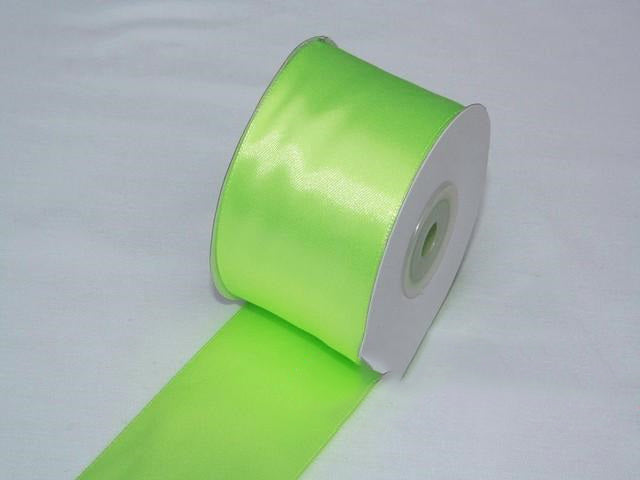 BANDA DECOR SATEN 5CMX25Y VERDE DESCHIS