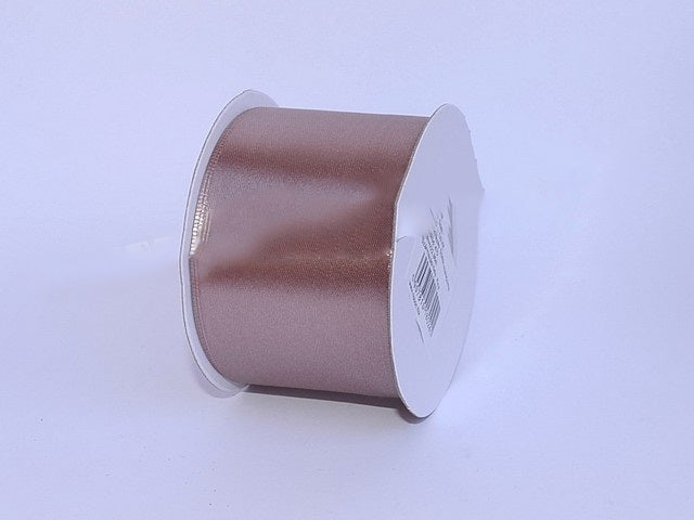 Banda decor saten 5cmx25y ginger