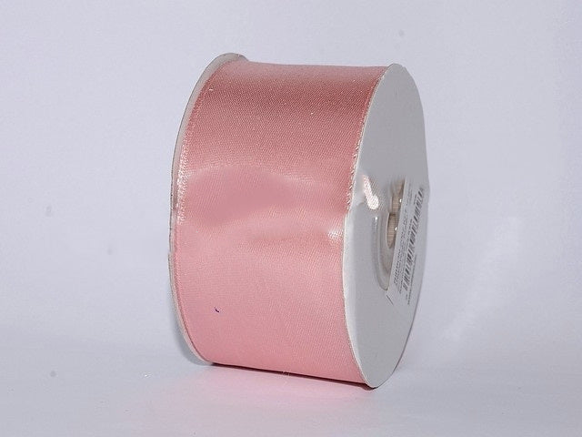 BANDA DECOR SATEN 5CMX25Y ROZ PUDRA