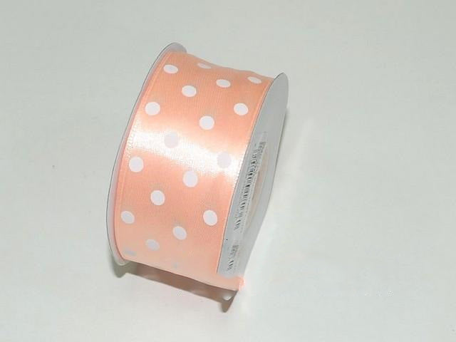 imagine produs Banda dec. saten cu buline 3.8cmx25y