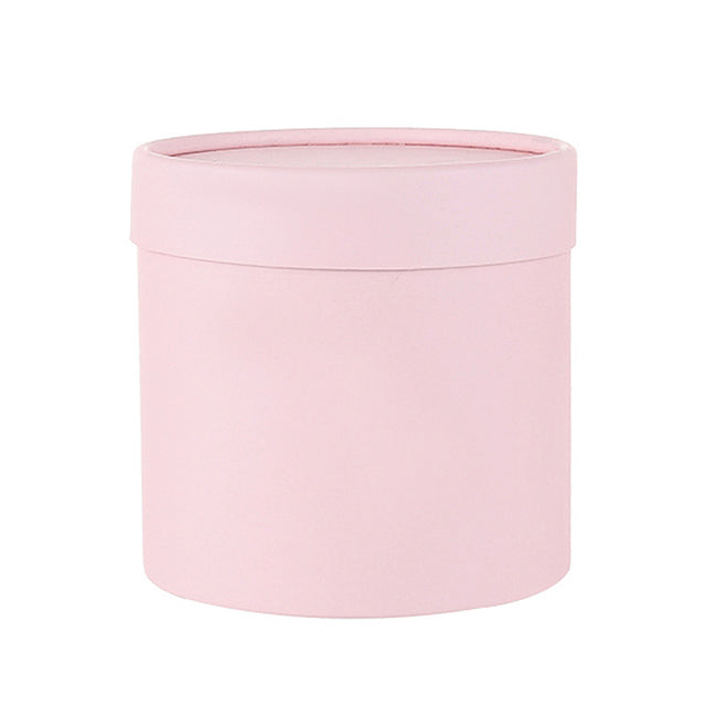 imagine produs Cutie din carton rotund 12.5x12.5cm roz