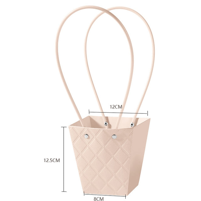 imagine produs Pungi ptr.aranjamente florale 12x8x12.5cm piersica