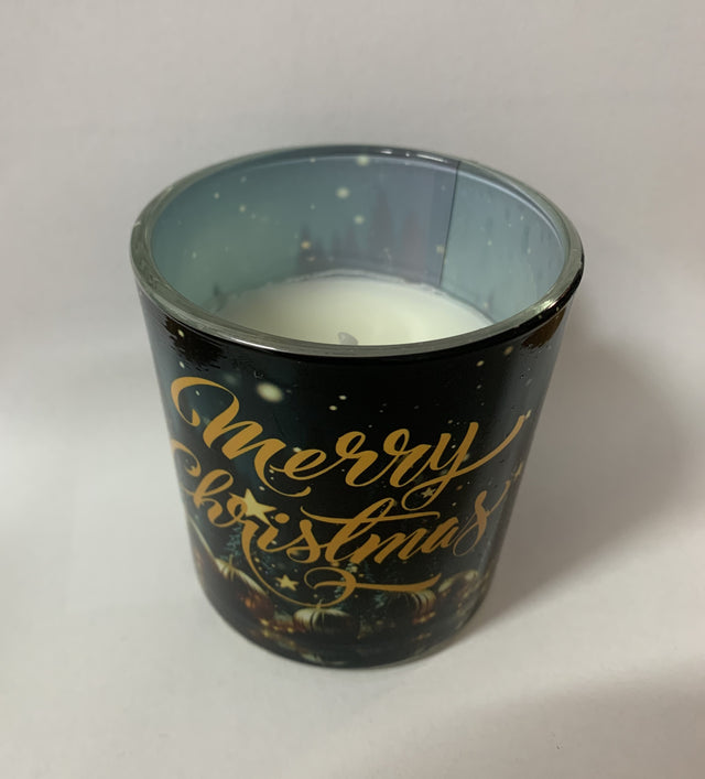 Candela parfumata in pahar Christmas