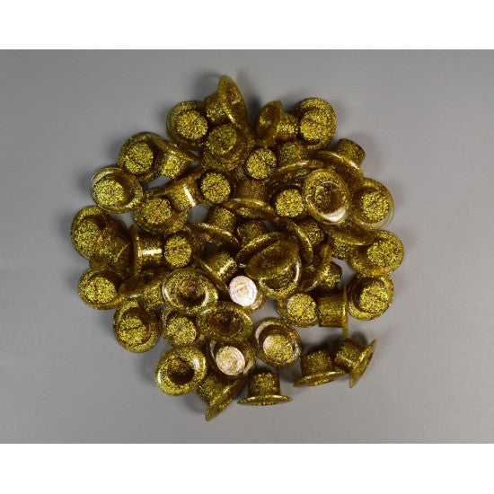 Fig. palarie 2.5x1.5cm auriu,48buc/pachet