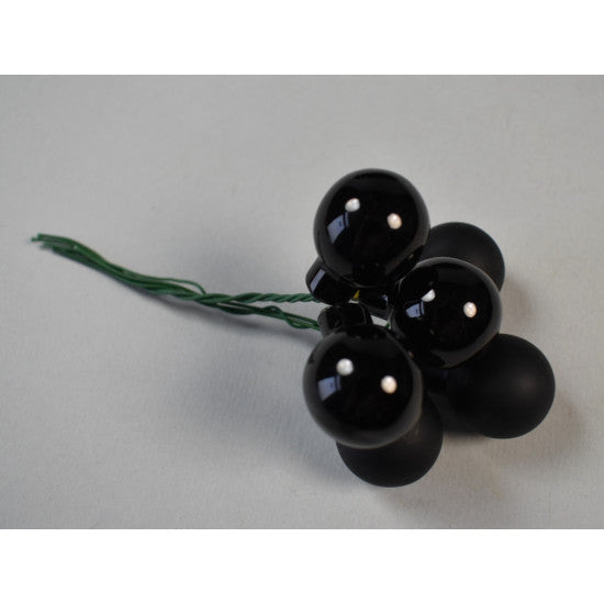 Pick glob din sticla 20mm S/144 negru mix