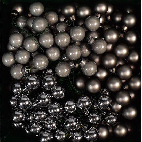 Pick glob din sticla 2cm,144buc/pachet grafit