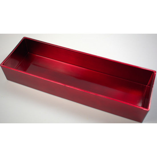 Vas plastic 32x10,5x5cm rosu