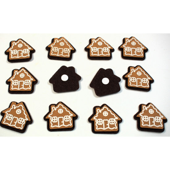 Fig.turta dulce forma casa din pasla autoad. 4.5x4cm 12buc/pachet