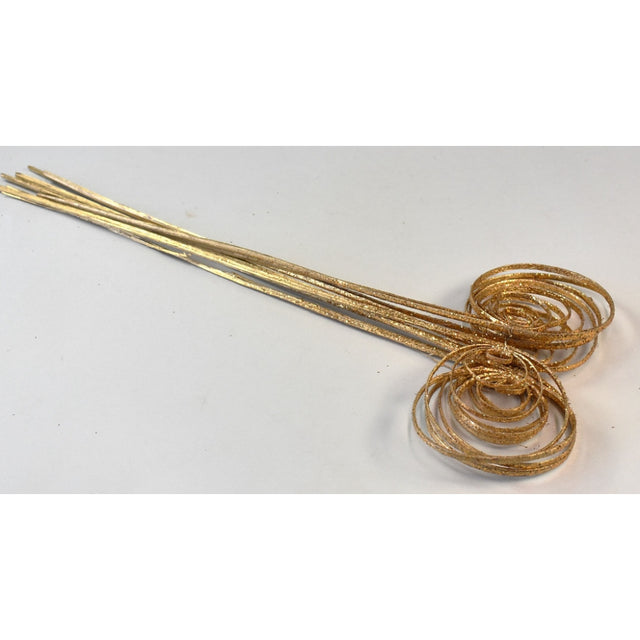 Fire cane indoite auriu &glitter