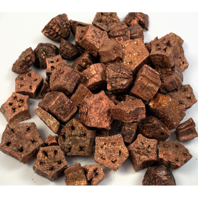 Felii de mehogany bronz cu glitter