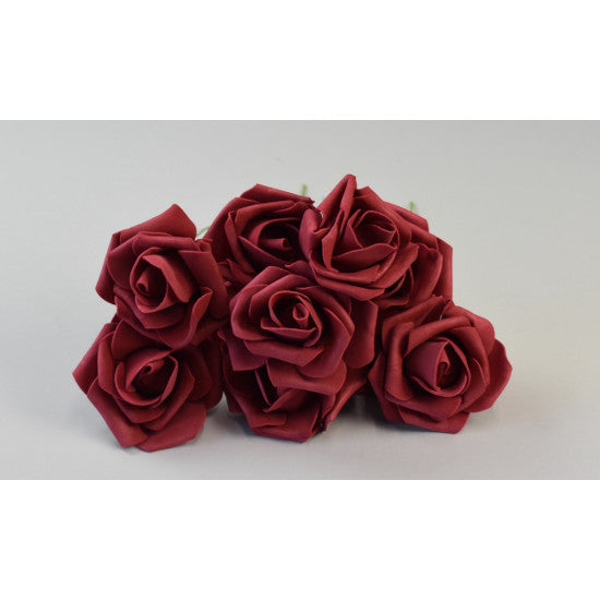 Fir trandafiri polifoam 7cm S/50 bordeaux