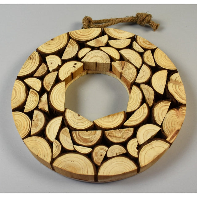 Coronita din bucati de lemn 25cm (grosime)2.5cm