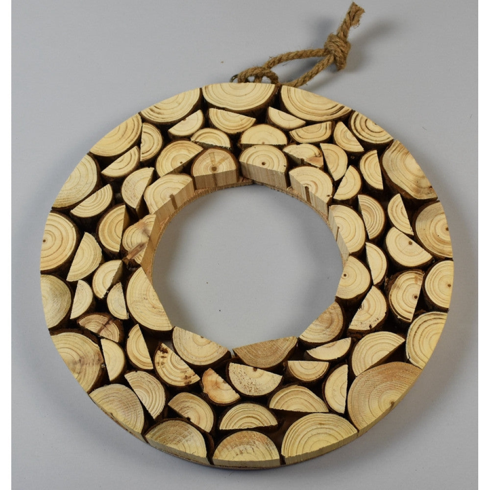 Coronita din bucati lemn 30cm(grosime)2,5cm