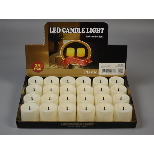 Lumanari pastile cu led.24buc/pachet