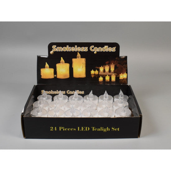 Lumanari pastile cu led 3cm 24buc/pachet