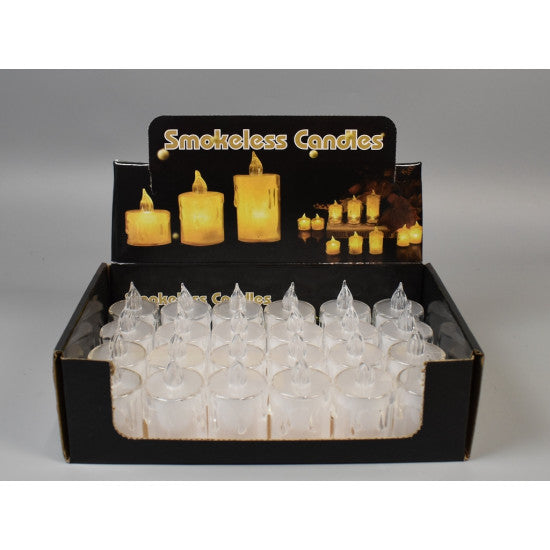 Lumanari pastile cu led 6cm 24buc/pachet