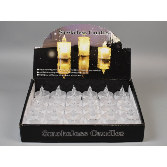 Lumanari pastile cu led 6,5cm 24buc/pachet