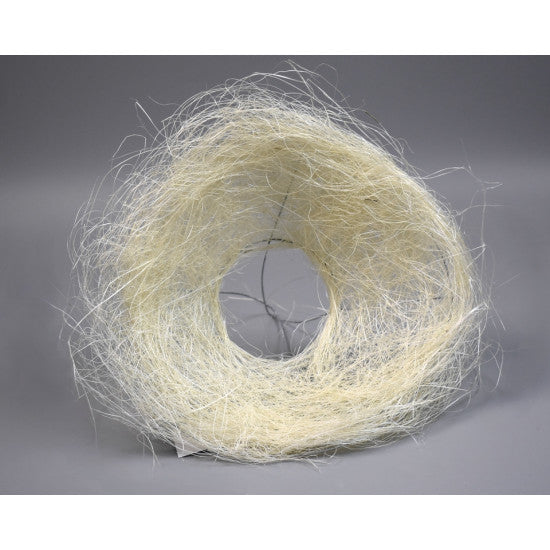 Suport buchet sisal 15cm alb