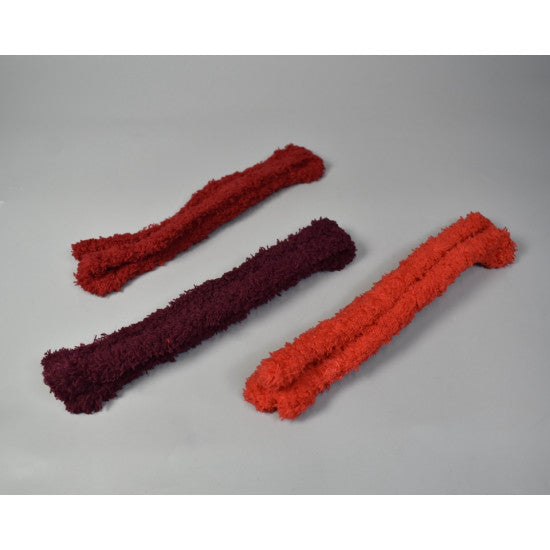 Sarma invelite cu jenilie gros 3x1m rosu/rosu inchis/bordeaux