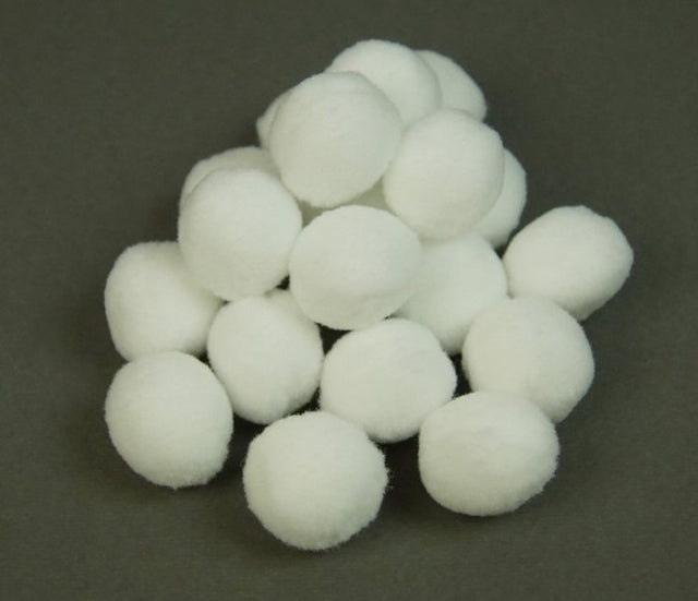 Bile casmir 2.5cm alb